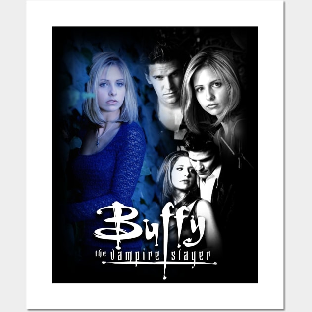 Buffy & Angel Forever Wall Art by SevenTwentyThree